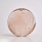 Wavin Ceiling Light Double - Ring Walnut Color