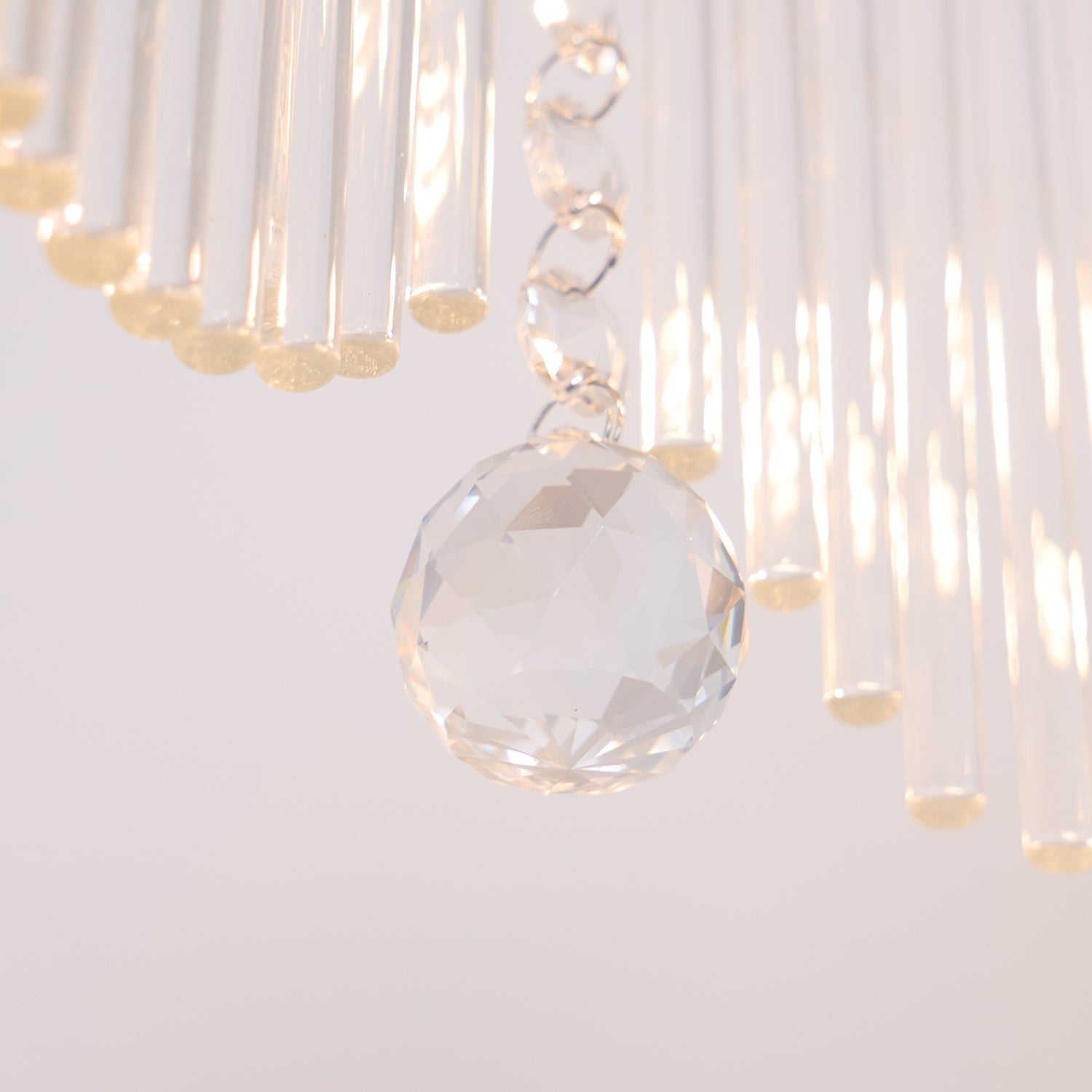 Elias Chandeliers Luxurious Glass Farmhouse
