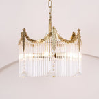 Elias Chandeliers Luxurious Glass Farmhouse