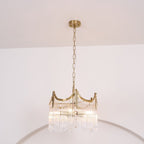 Elias Chandeliers Luxurious Glass Farmhouse