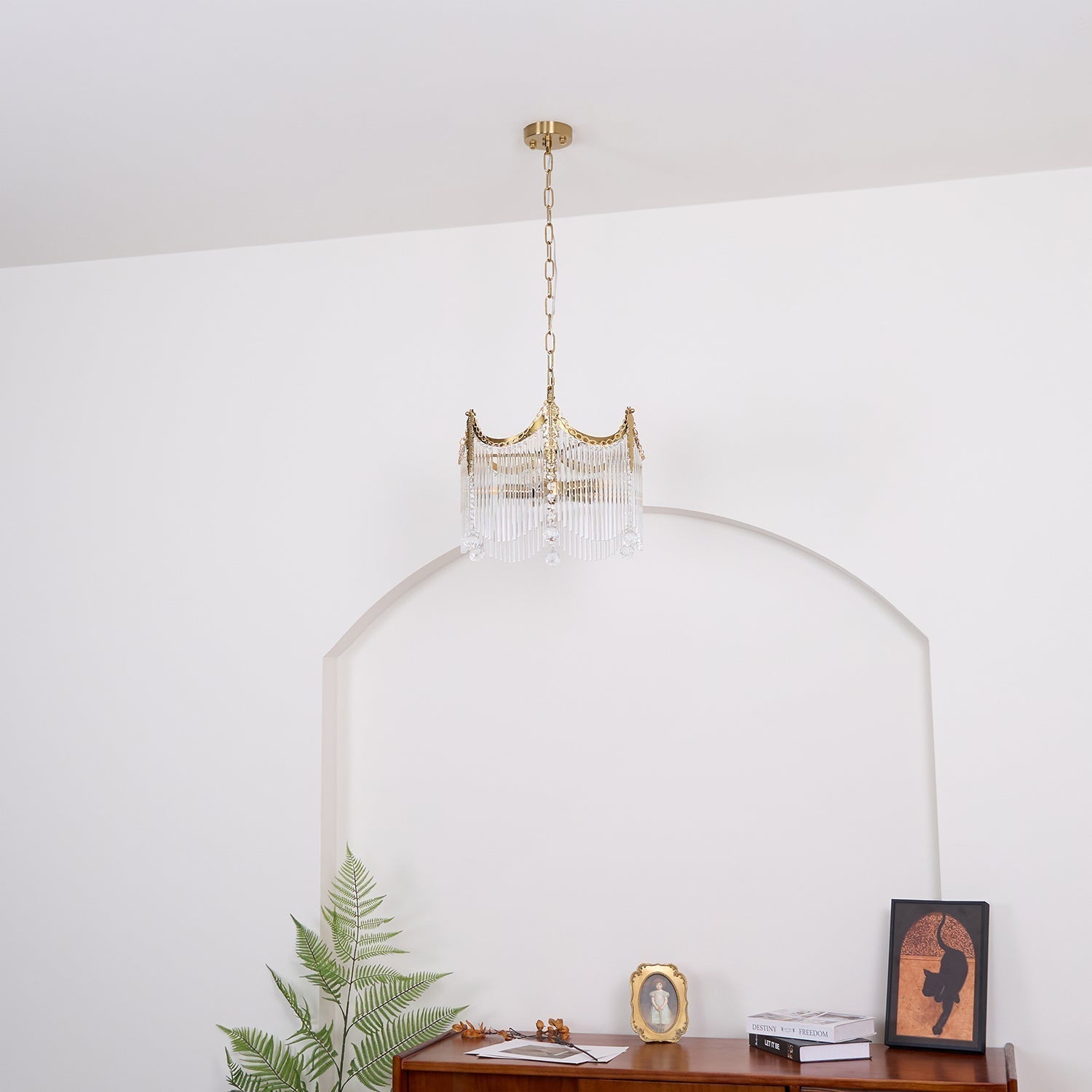 Elias Chandeliers Luxurious Glass Farmhouse