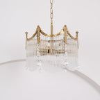 Elias Chandeliers Luxurious Glass Farmhouse
