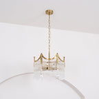 Elias Chandeliers Luxurious Glass Farmhouse