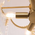 Elias Chandeliers Luxurious Glass Farmhouse