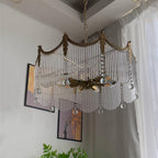 Elias Chandeliers Luxurious Glass Farmhouse