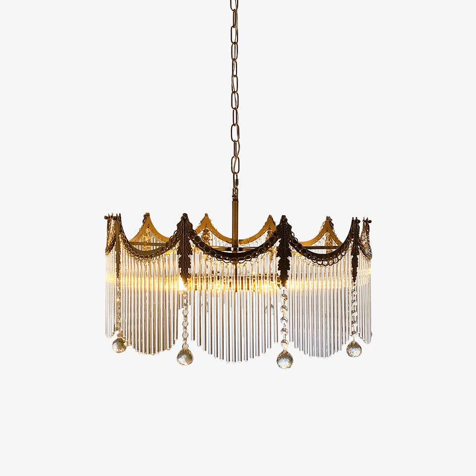 Elias Chandeliers Luxurious Glass Farmhouse