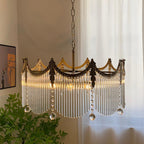 Elias Chandeliers Luxurious Glass Farmhouse