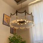 Elias Chandeliers Luxurious Glass Farmhouse