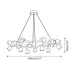 Alva Flowers Chandelier