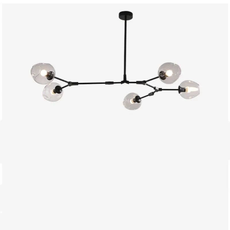 Kirae Nordic Modern Glass Pendant Light Clear Bubble