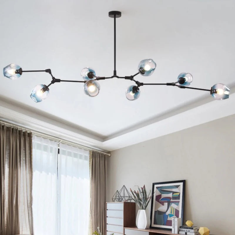Kirae Nordic Modern Glass Pendant Light Clear Bubble