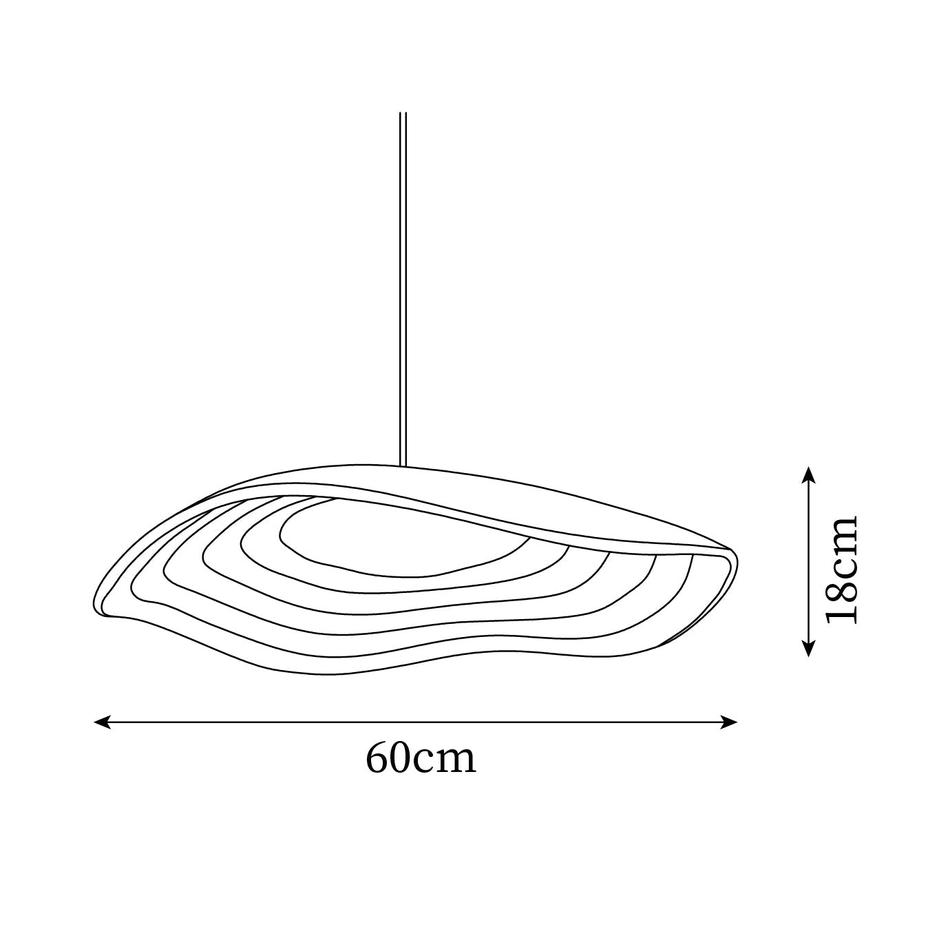 Ovelis Wave Pendant Lamp