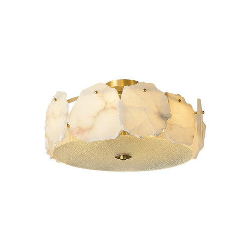 Amara Alabaster Flush Mount  Ceiling Light
