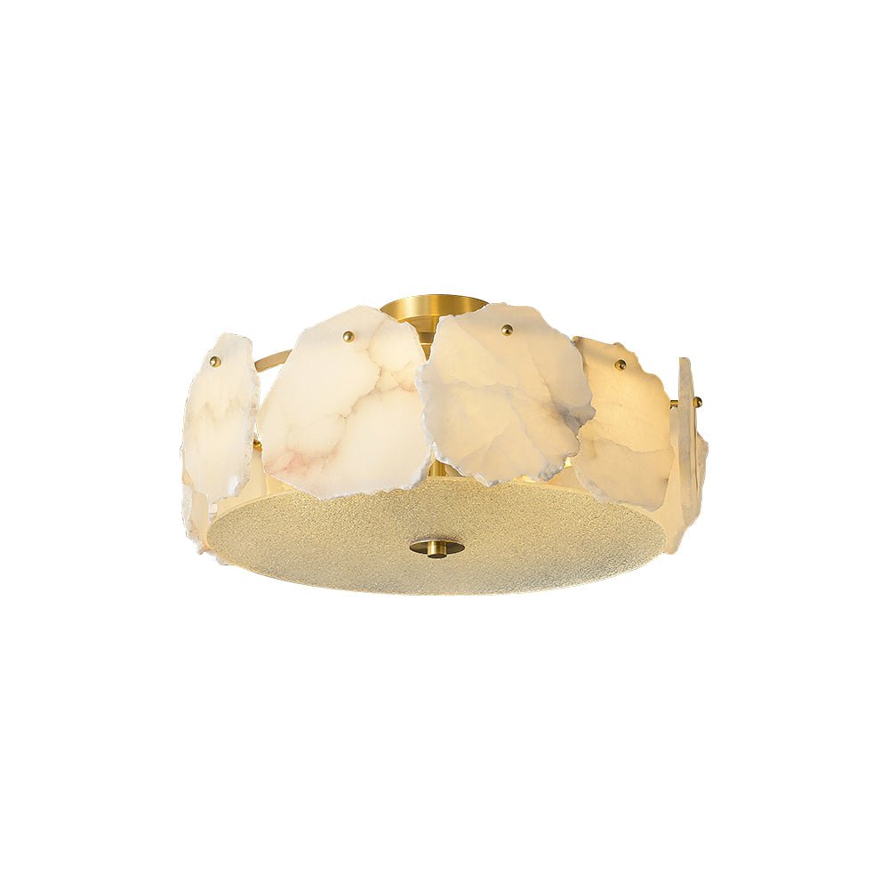 Amara Alabaster Flush Mount  Ceiling Light