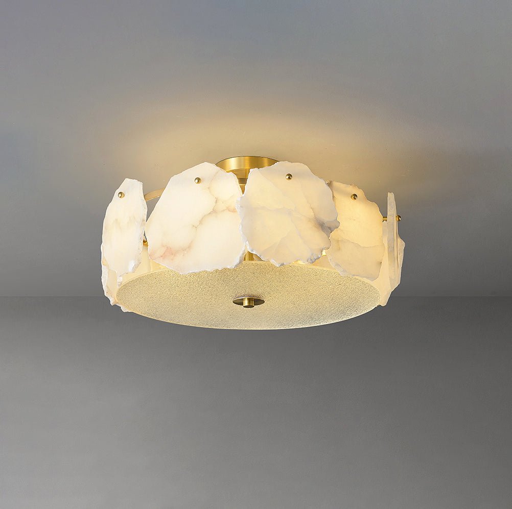 Amara Alabaster Flush Mount  Ceiling Light