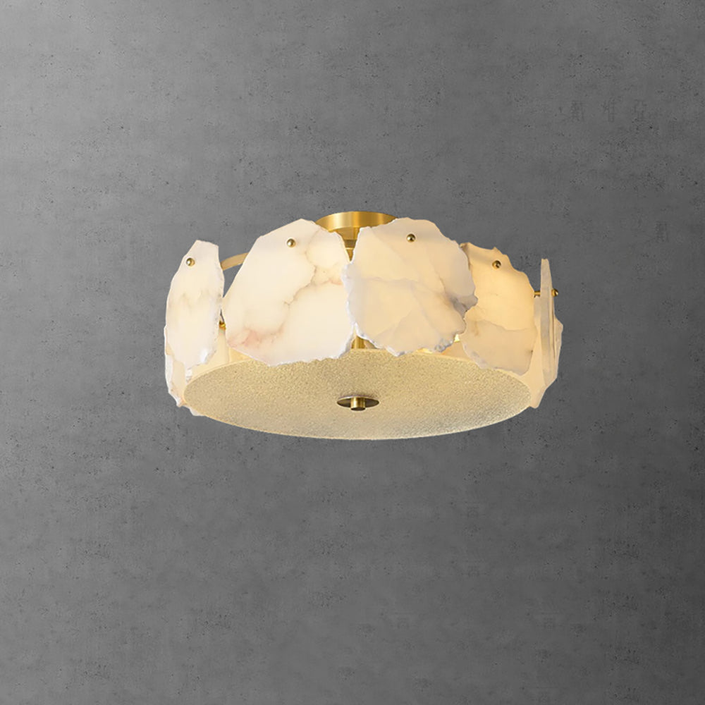 Amara Alabaster Flush Mount  Ceiling Light
