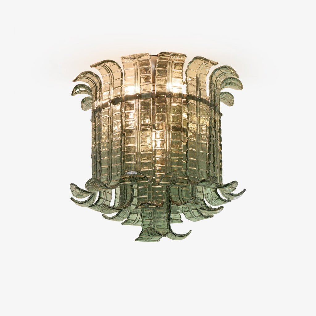 Aurora Ceiling Lamp Murano Glass Petal Vintage