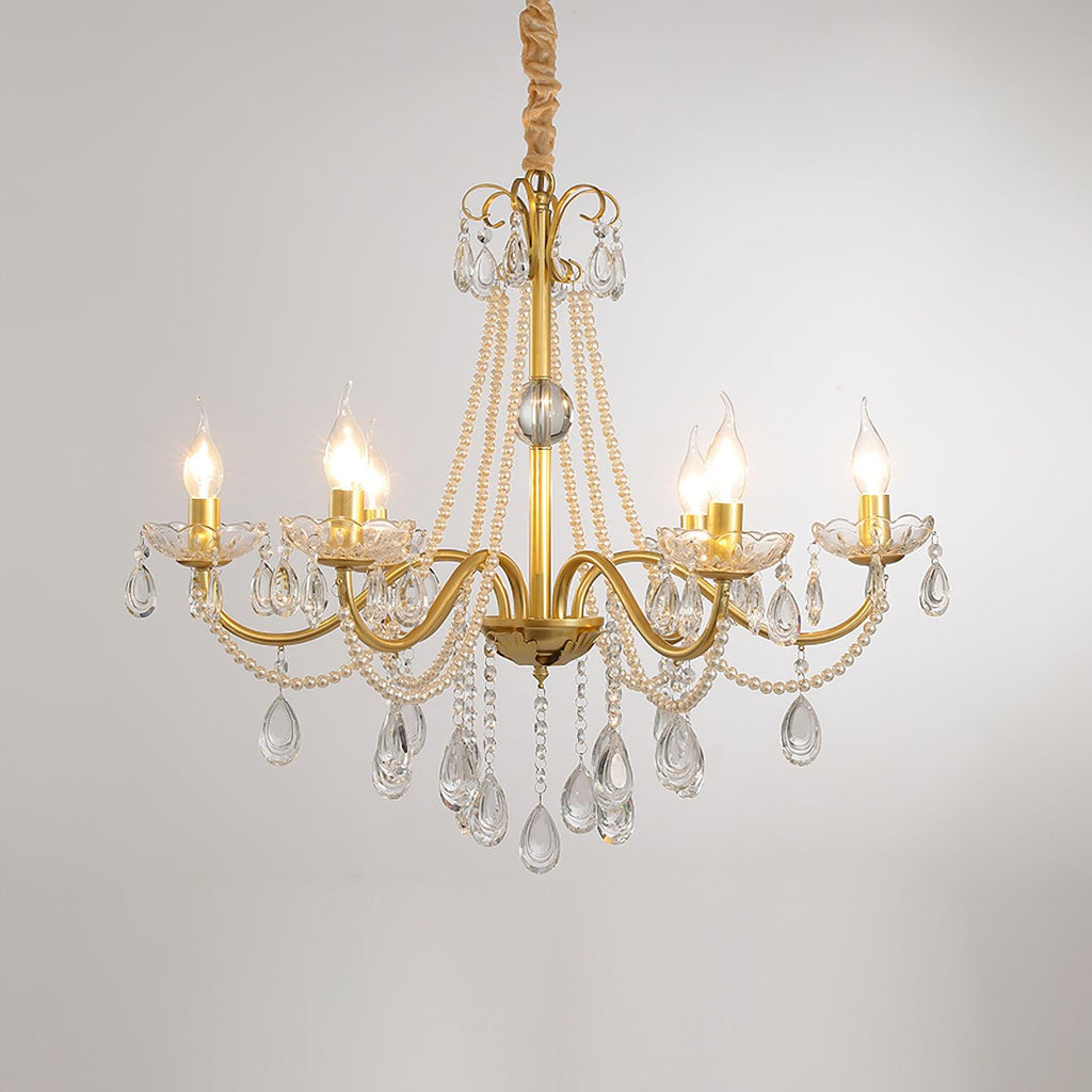 Elysion Gold Crystal Chandelier