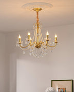 Elysion Gold Crystal Chandelier