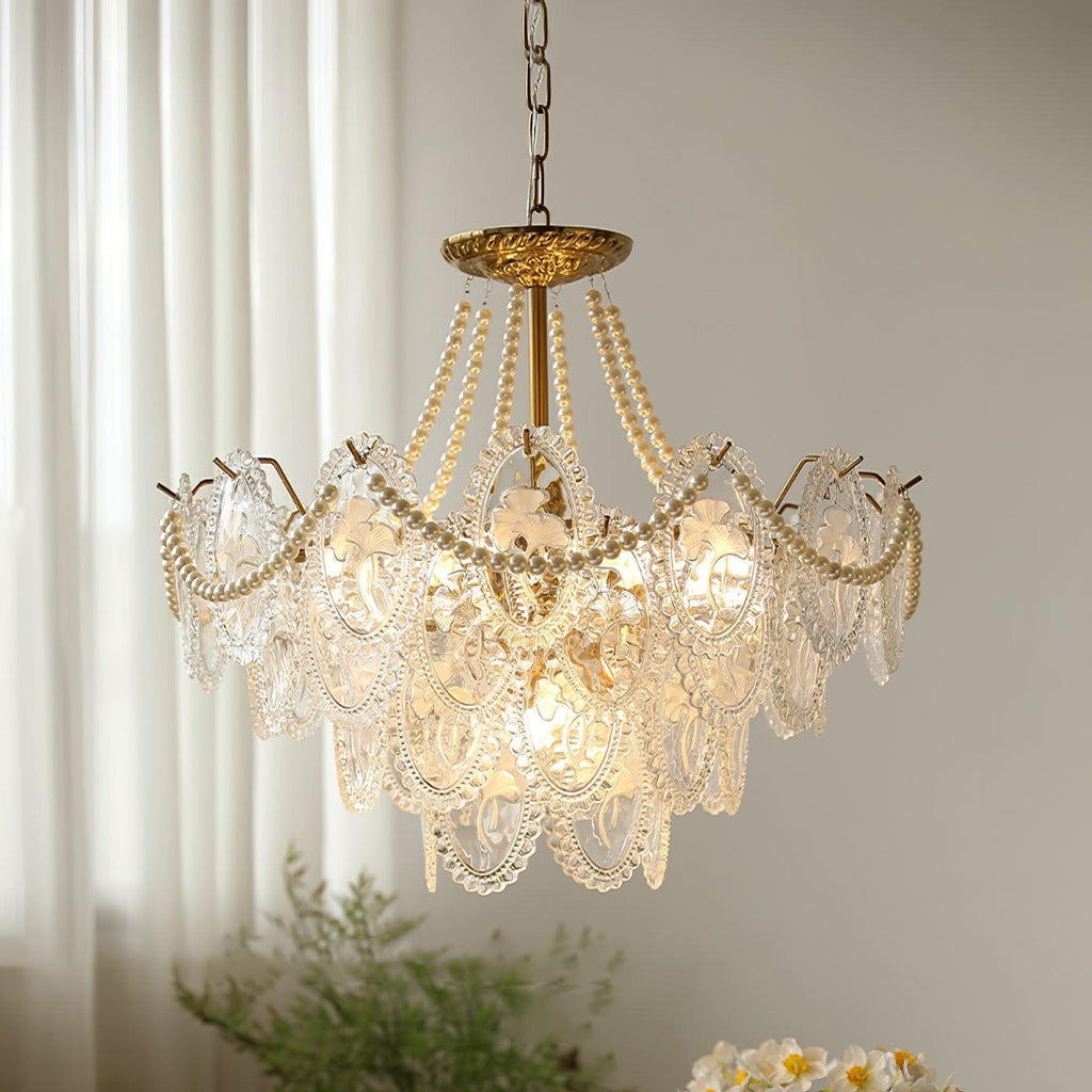 Havin Chandelier Lustrous pearls