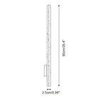 Opalyn Slim Travertine Wall Lamp