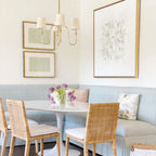Talia Chandelier Luxury Brass Fabric