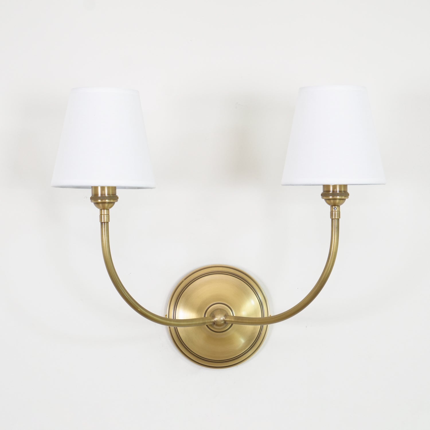 Victor Wall Lamp Black Bronze Fabric