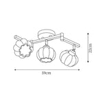 Venus Pumpkin Ceiling Lamp