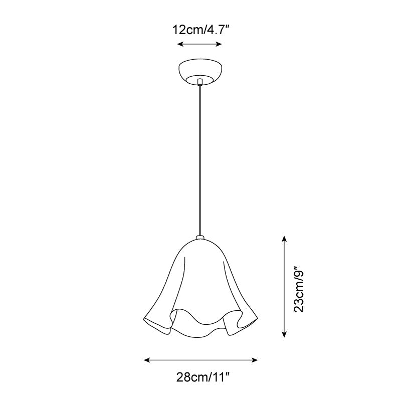 Liora Bell Glass Pendant Light