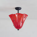 Eldis Murano Glass Semi Flush Ceiling Light