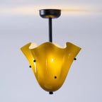 Eldis Murano Glass Semi Flush Ceiling Light