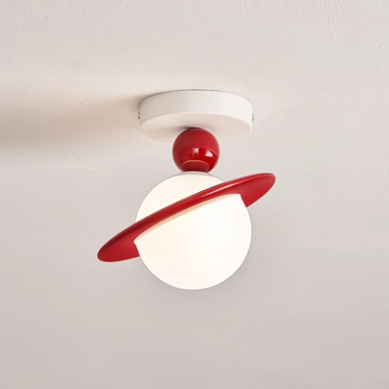 Pivoro Red and White Ceiling Light
