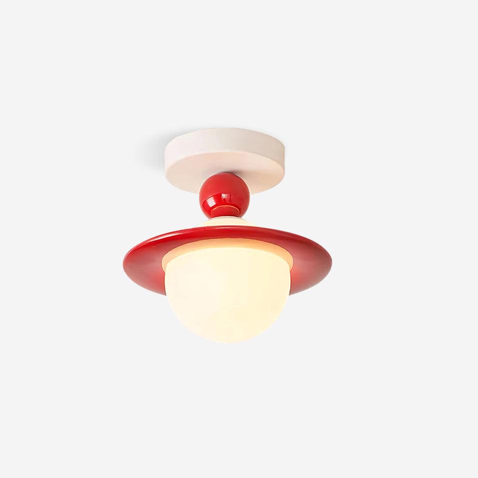 Pivoro Red and White Ceiling Light