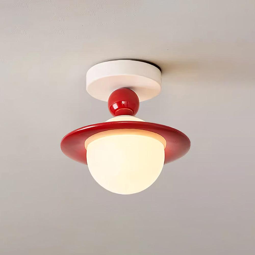 Pivoro Red and White Ceiling Light