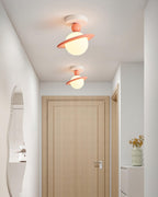 Pivoro Red and White Ceiling Light