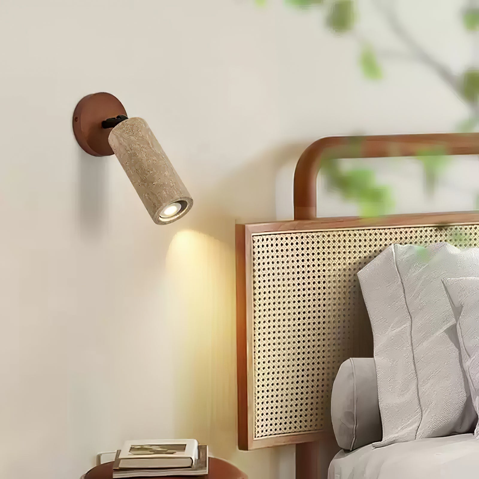 Zarinila Cylindrical-Tube Travertine Wall Light SEO Title