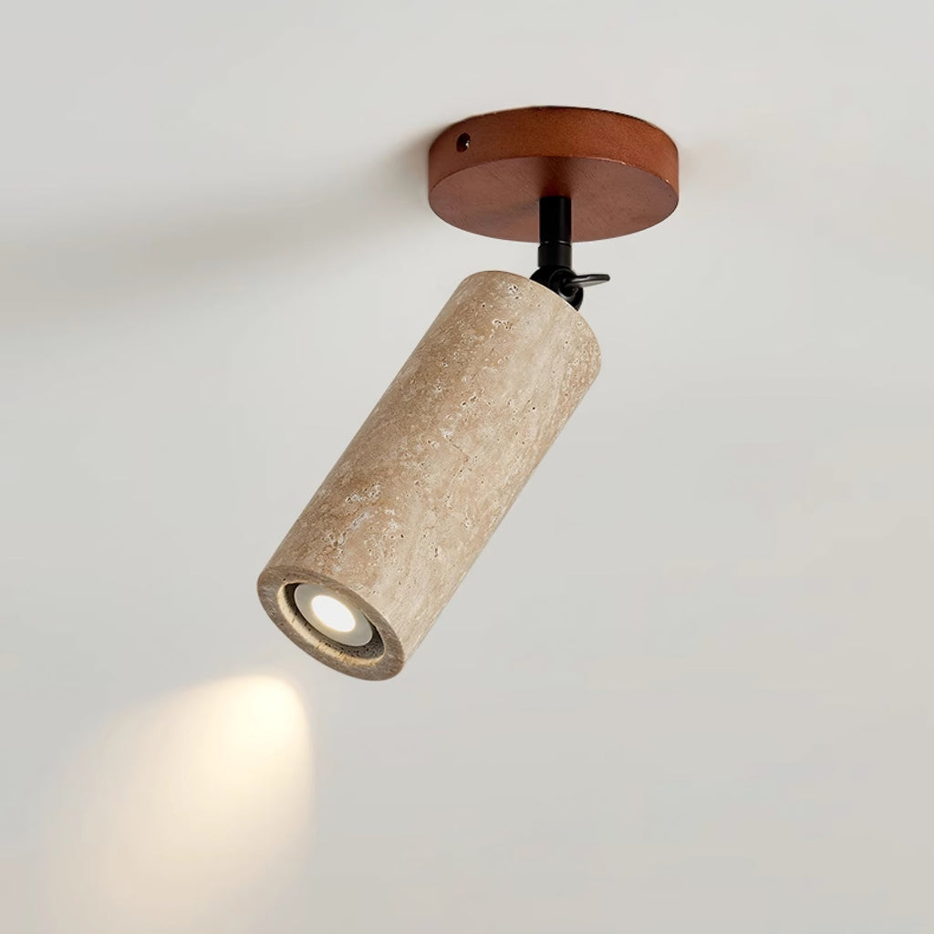 Zarinila Cylindrical-Tube Travertine Wall Light SEO Title