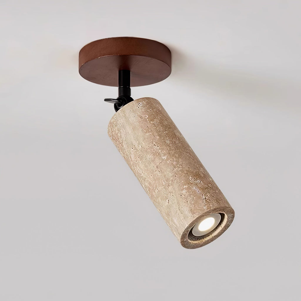Zarinila Cylindrical-Tube Travertine Wall Light SEO Title