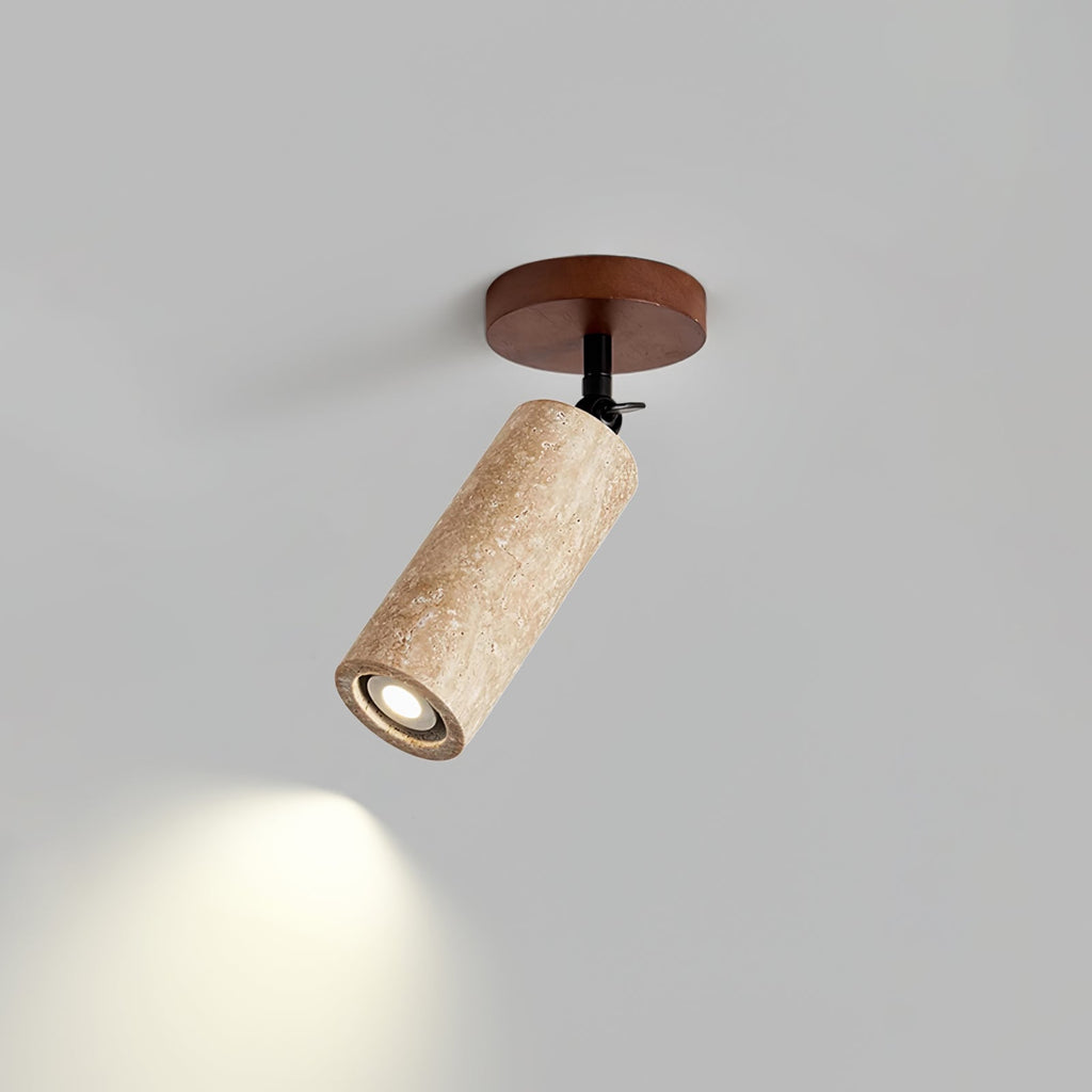 Zarinila Cylindrical-Tube Travertine Wall Light SEO Title