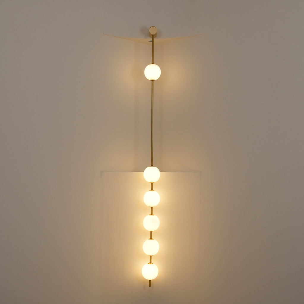 Valentina Vertical Balls Wall Lamp