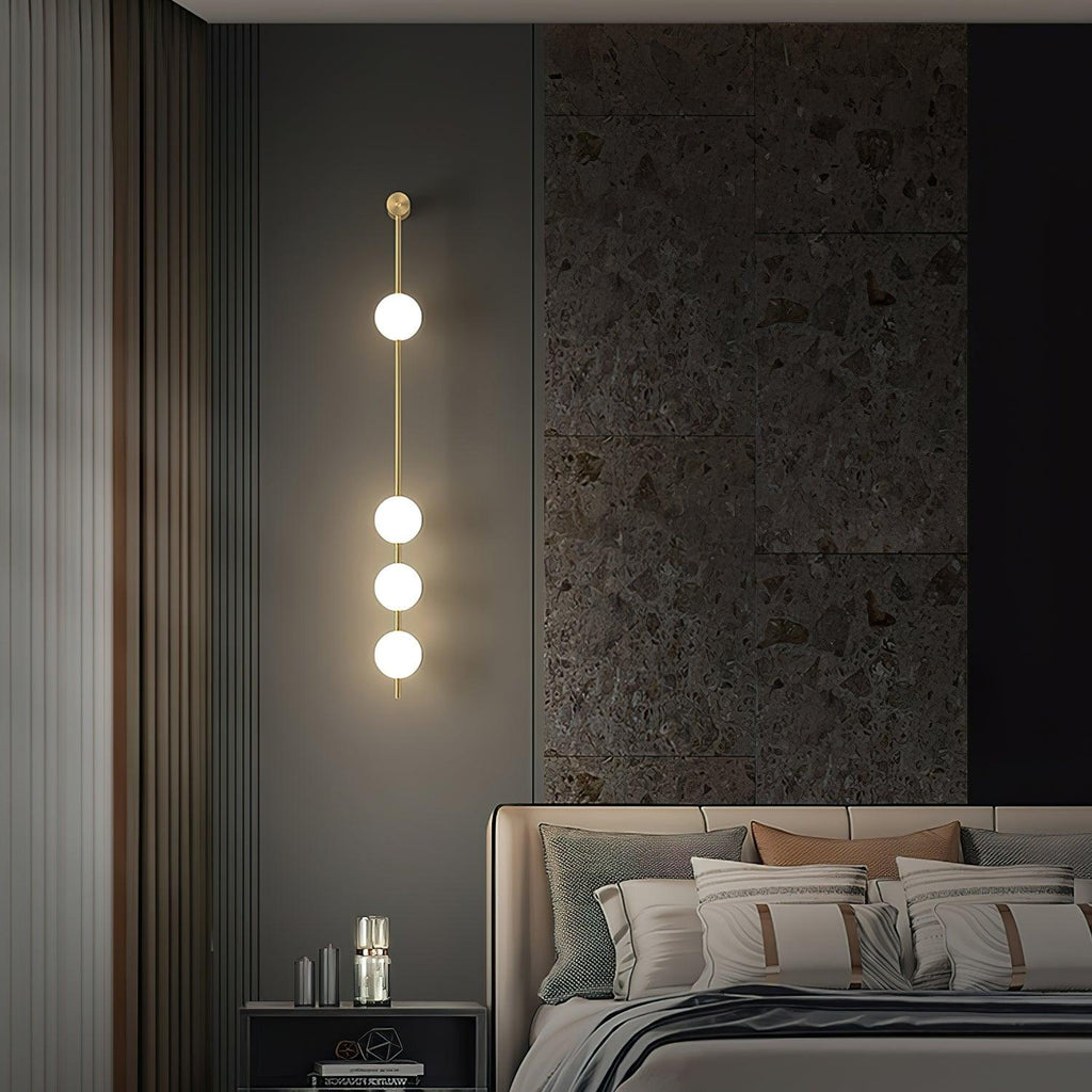 Valentina Vertical Balls Wall Lamp