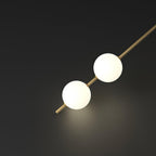 Valentina Vertical Balls Wall Lamp