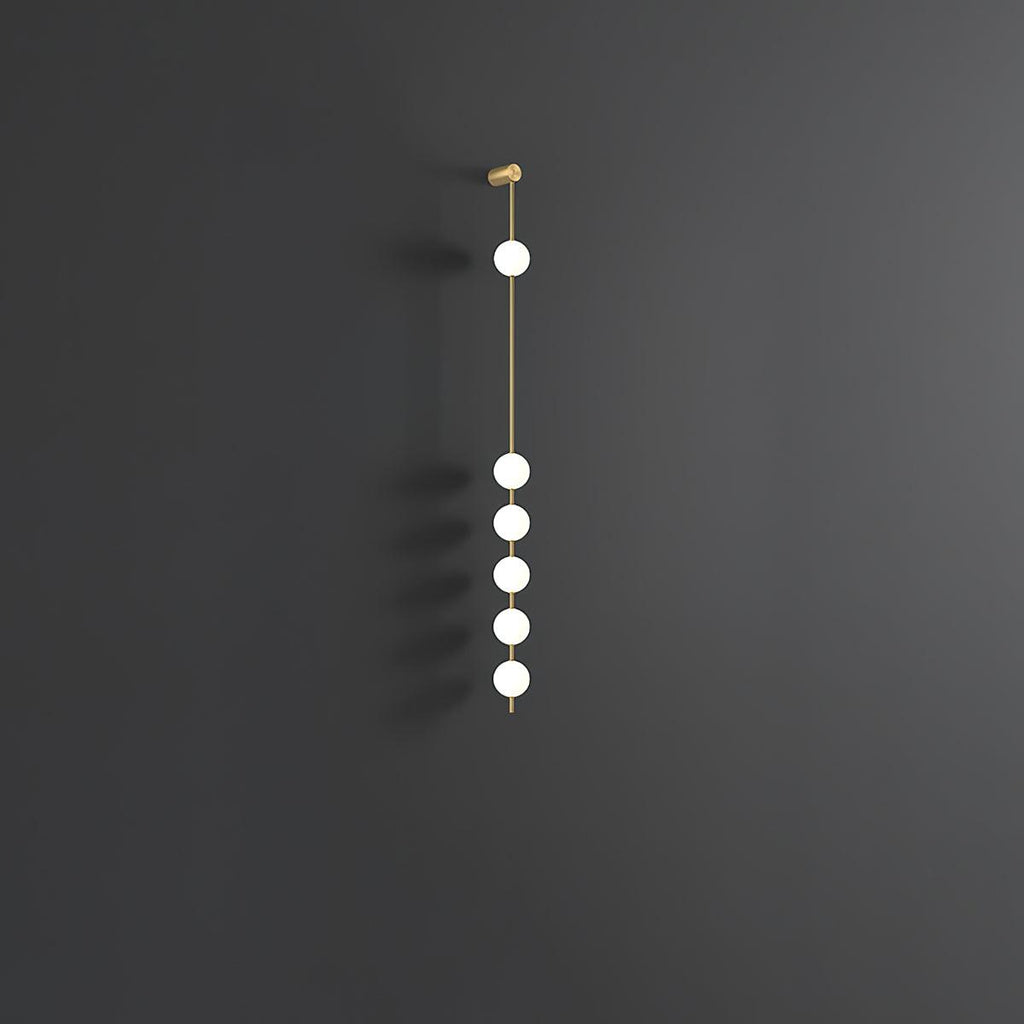 Valentina Vertical Balls Wall Lamp