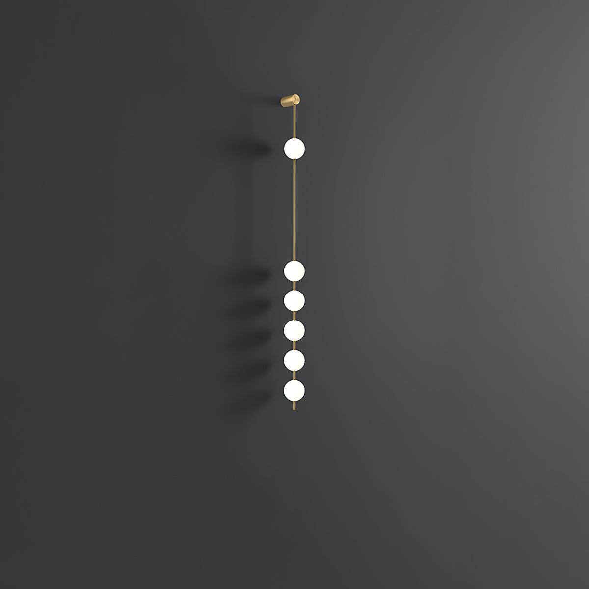 Valentina Vertical Balls Wall Lamp