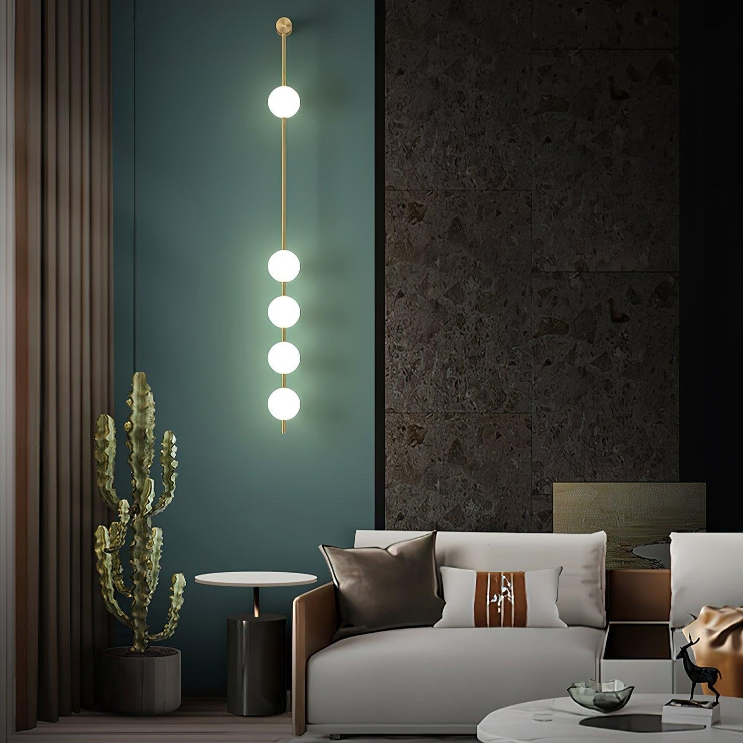 Valentina Vertical Balls Wall Lamp