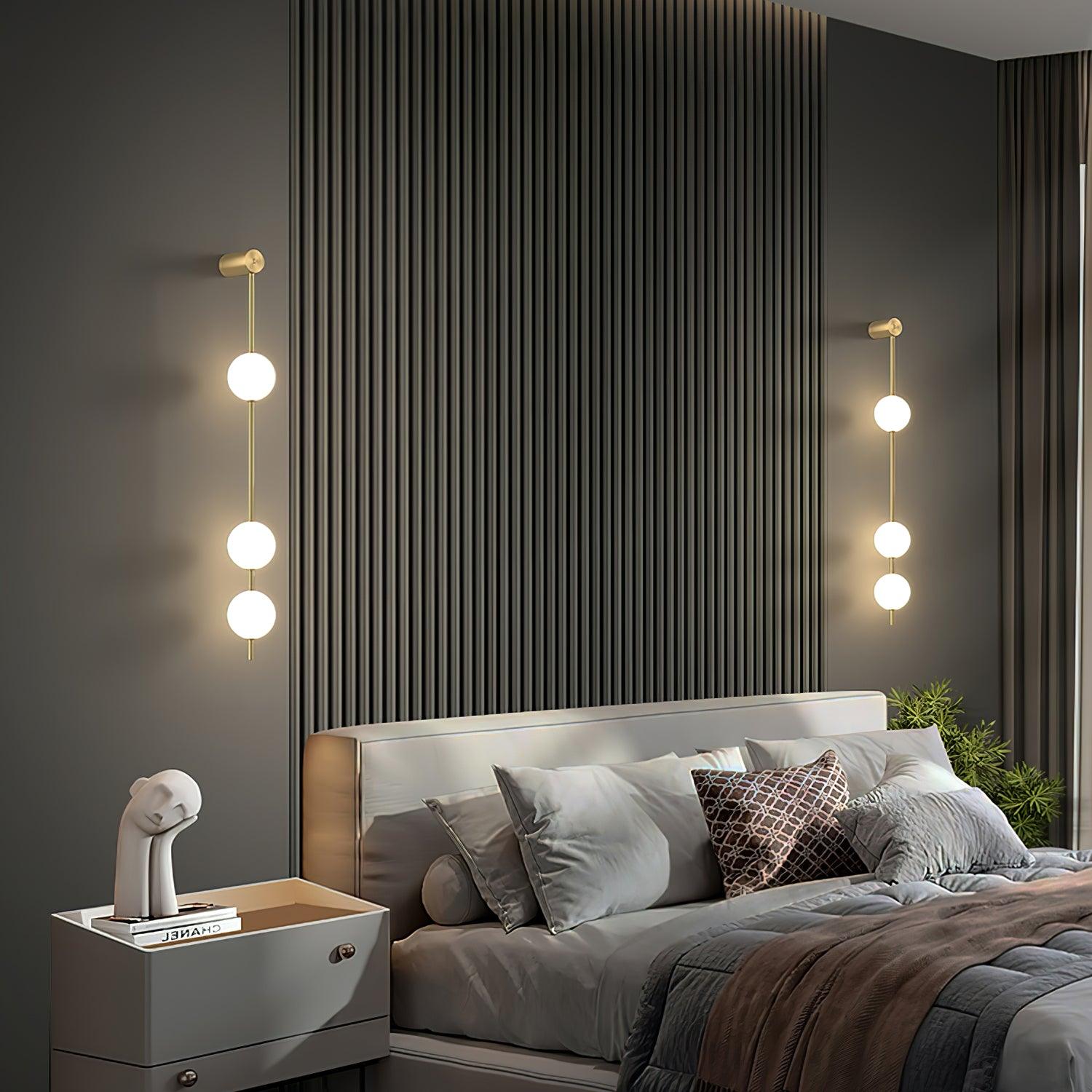 Valentina Vertical Balls Wall Lamp