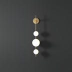 Cerin Vertical Globe Wall Lamp