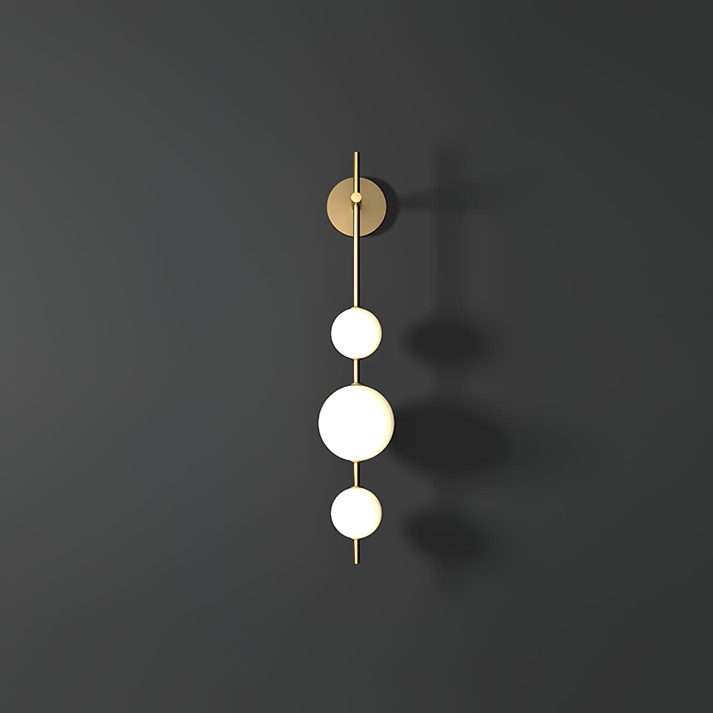 Cerin Vertical Globe Wall Lamp