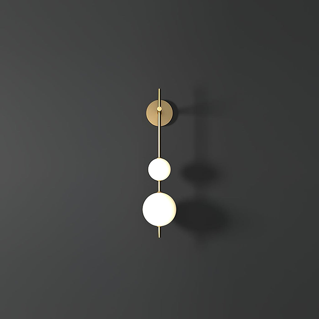 Cerin Vertical Globe Wall Lamp