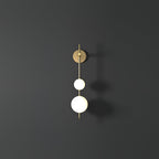 Cerin Vertical Globe Wall Lamp